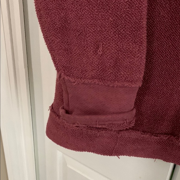 Free People Burgundy Sweatshirt - Picture 8 of 8